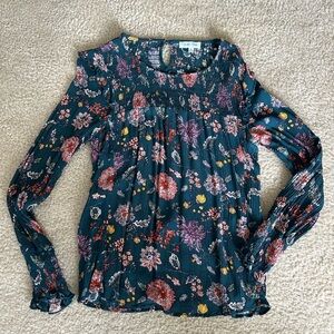 Grace and Lace Floral Long Sleeve Top